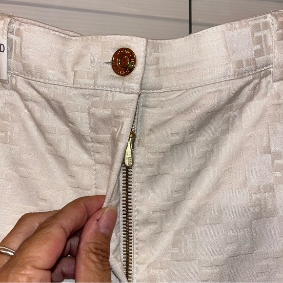 St. John Sport High Rise Straight Leg Monogrammed Pants - Picture 3 of 12